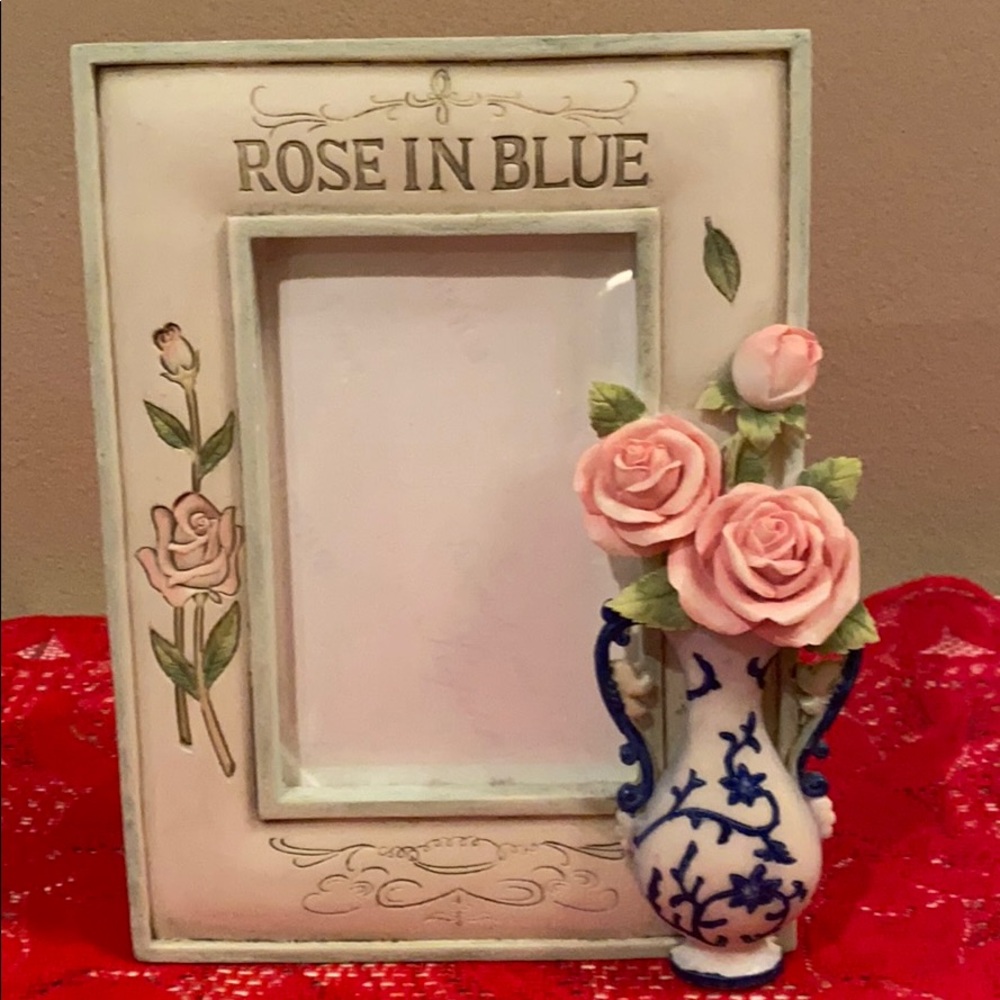 Vintage Ceramic Photo Frame